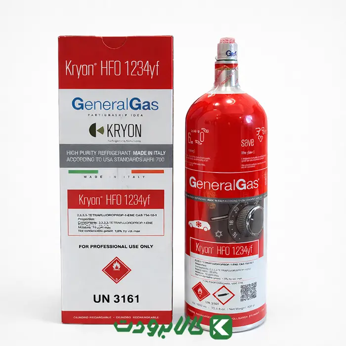 قیمت گاز R1234 جنرال گاز ایتالیا