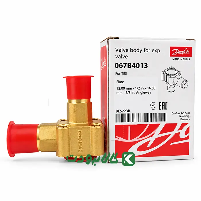 بدنه شیر انبساط دانفوس TE5 کد 067B4013 با اتصال فلر و جعبه اصلی