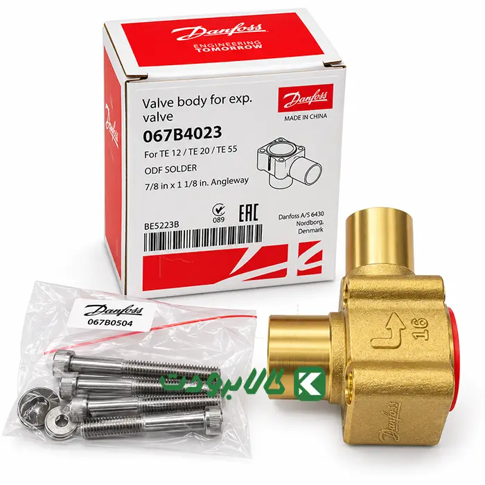 بدنه شیر انبساط دانفوس کد 067B4023 با اتصال جوشی ODF